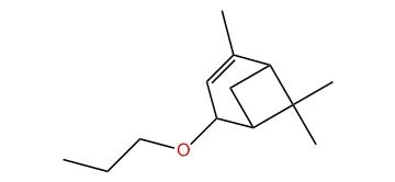 2,6,6-Trimethyl-4-propoxybicyclo[3.1.1]hept-2-ene